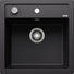 Kép 1/4 - BLANCO DALAGO 5 Silgranit egymedencés gránit mosogató automata dugóemelő, szifonnal, fekete