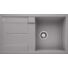 Kép 1/4 - BLANCO METRA 5S Silgranit egymedencés csepegtetőtálcás gránit mosogató, szifonnal, szürke
