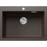Kép 1/4 - BLANCO PLEON 8 Silgranit egymedencés gránit mosogató automata dugóemelő, szifonnal, kávébarna