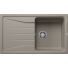 Kép 1/4 - BLANCO SONA 5S Silgranit egymedencés csepegtetőtálcás gránit mosogató, szifonnal, tartufo