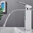 Kép 2/6 - Elva fürdőszobai mosdó csaptelep vízesés alakú vízsugárral króm
