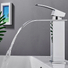 Kép 2/6 - Aries fürdőszobai mosdó csaptelep vízesés alakú vízsugárral króm