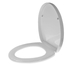 Kép 1/9 - D3 lassú záródású lecsapódásgátló WC ülőke fehér