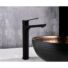 Kép 1/4 - Lerma magasított fürdőszobai mosdó csaptelep fekete