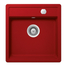 Kép 1/3 - Schock Mono N-100S Cristadur Rouge egymedencés gránit mosogató automata dugóemelő, szifonnal, piros