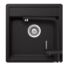 Kép 1/6 - Schock Nemo N-100S Cristalite Nero egymedencés gránit mosogató szett dugóemelő, szifonnal, fekete