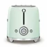 Kép 3/3 - SMEG KENYÉRPIRÍTÓ, 50-es évek retro design, 2 szeletes, 6 fokozat, 3 program, világoszöld