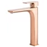 Kép 1/6 - Cubic magas fürdőszobai mosdó csaptelep rosegold