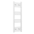 Kép 1/4 - Törölközőszárító radiátor, Basic 30cm x 100cm, fehér