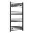 Kép 1/3 - Törölközőszárító radiátor, Basic 50cm x 100cm, fekete