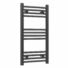 Kép 1/4 - Törölközőszárító radiátor, Basic 30cm x 80cm, fekete