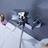 Kép 1/8 - Elva kádtöltő fürdőszobai csaptelep vízesés alakú vízsugárral króm