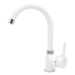 Kép 2/4 - Brest másfél medencés sarok mosogató szett 3 féle választható csapteleppel (Beta, Move, Steel) szifonnal, fehér színben, beépíthető