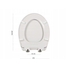Kép 4/7 - D1 lassú záródású lecsapódásgátló WC ülőke fehér