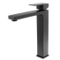 Kép 1/4 - Cube magasított fürdőszobai mosdó csaptelep fekete