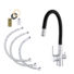 Kép 3/3 - Flex három utas konyhai csaptelep flexibilis kifolyóval