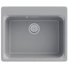 Kép 1/2 - Lille egymedencés gránit mosogató automata dugóemelő, szifonnal, szürke