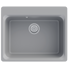 Kép 1/2 - Lille egymedencés gránit mosogató automata dugóemelő, szifonnal, szürke