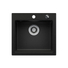 Kép 2/4 - Start egymedencés gránit mosogató automata dugóemelő, szifonnal, fekete-szemcsés