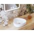 Kép 1/3 - Gamma Vaso mosdókagyló, aszimmetrikus ovális, beépíthető