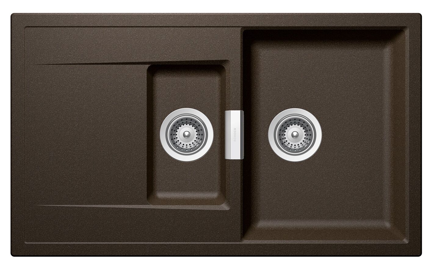 Schock Mono D-150 A Polaris Granitspüle - Reversibles Becken Für 60cm Unterschränke